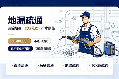 普宁地漏疏通