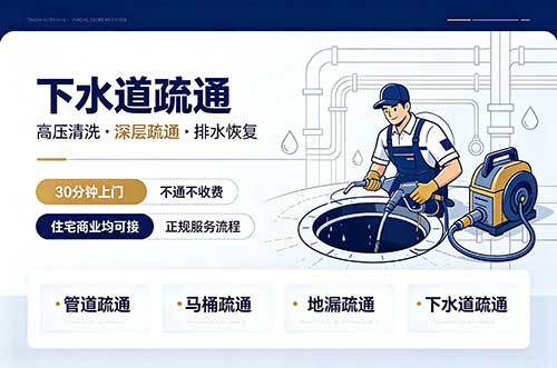 普宁下水道疏通